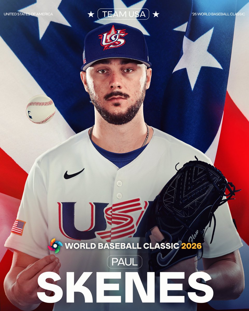 Paul Skenes jugará con Estados Unidos el Clásico Mundial de Béisbol 2026
