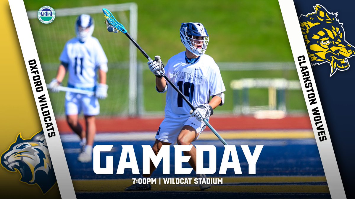 Gameday! The Oxford Boys Lacrosse team will play their regular season finale tonight at home vs Clarkston at 7:00PM. Go Wildcats!

📸 credit: TZR Sports