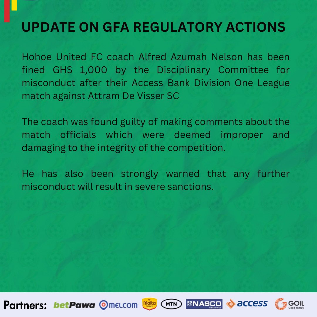 GFA REGULATORY ACTIONS (@gfa_prosecutor) on Twitter photo 