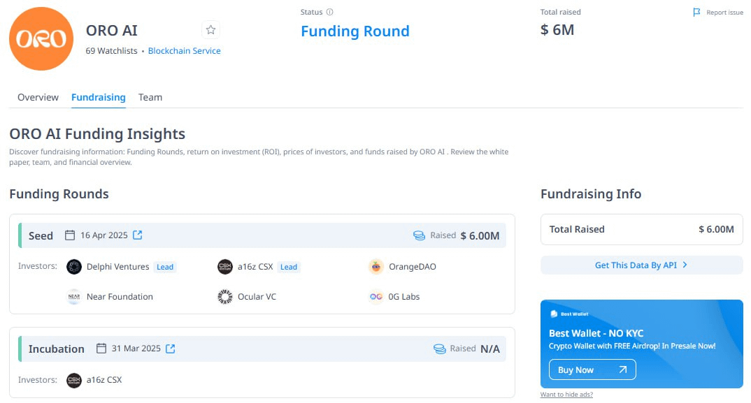 InkByte's tweet photo. ORO Airdrop IS CONFIRMED!

Cost : FREE
Time : 7 minutes
Potential : $3,650+

Follow The Step-By-Step Guide 🧵👇 https://t.co/QbtRcCdMaR
