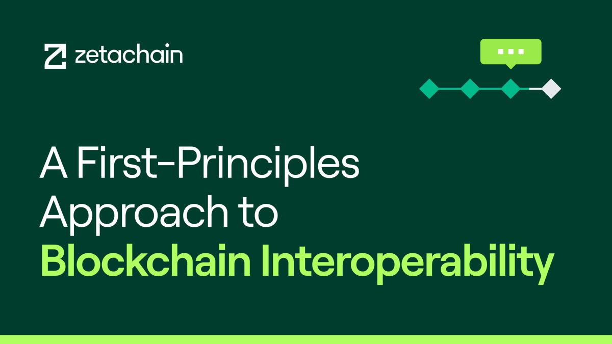 ZetaChain's tweet photo. Most interop still fragments UX. What if it didn’t?

ZetaChain unifies all chains — even Bitcoin — at the L1. Great deep dive by @zetazensei 👇

🔗 https://t.co/IvQt68FdZY https://t.co/N1cynWhcz9