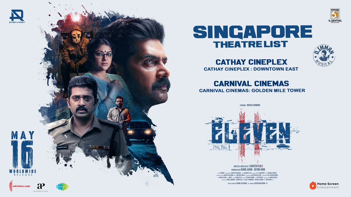 Shashank (@actorshashank) on Twitter photo #Eleven3DaysToGo
#ElevenFromMay16
#Eleven
<a href="/Naveenc212/">Actor Naveen Chandra</a> <a href="/lokeshajls/">Lokkesh Ajls</a> <a href="/abhiramiact/">Abhirami</a> <a href="/Riythvika/">Riythvika✨</a> <a href="/ActorDileepan/">Dileepan</a> <a href="/immancomposer/">D.IMMAN</a> <a href="/tweetravivarma/">Ravi Varma</a> <a href="/kirrD/">Kireeti Damaraju</a> <a href="/karthikisc/">KARTHIK DOP</a> <a href="/srikanth_nb/">EditorSrikanthNB</a> #AjmalKhan <a href="/actressReyaa/">Reyaa</a> <a href="/ARentertainoffl/">AR Entertainment</a> #Eleven3DaysToGo
#ElevenFromMay16
#Eleven
<a href="/Naveenc212/">Actor Naveen Chandra</a> <a href="/lokeshajls/">Lokkesh Ajls</a> <a href="/abhiramiact/">Abhirami</a> <a href="/Riythvika/">Riythvika✨</a> <a href="/ActorDileepan/">Dileepan</a> <a href="/immancomposer/">D.IMMAN</a> <a href="/tweetravivarma/">Ravi Varma</a> <a href="/kirrD/">Kireeti Damaraju</a> <a href="/karthikisc/">KARTHIK DOP</a> <a href="/srikanth_nb/">EditorSrikanthNB</a> #AjmalKhan <a href="/actressReyaa/">Reyaa</a> <a href="/ARentertainoffl/">AR Entertainment</a>