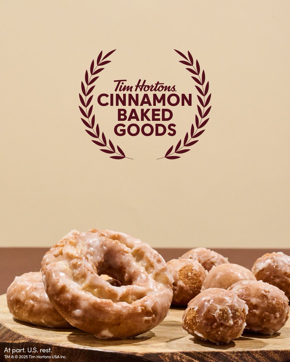 Cinnamon Baked Goods are here, and they’re going fast!