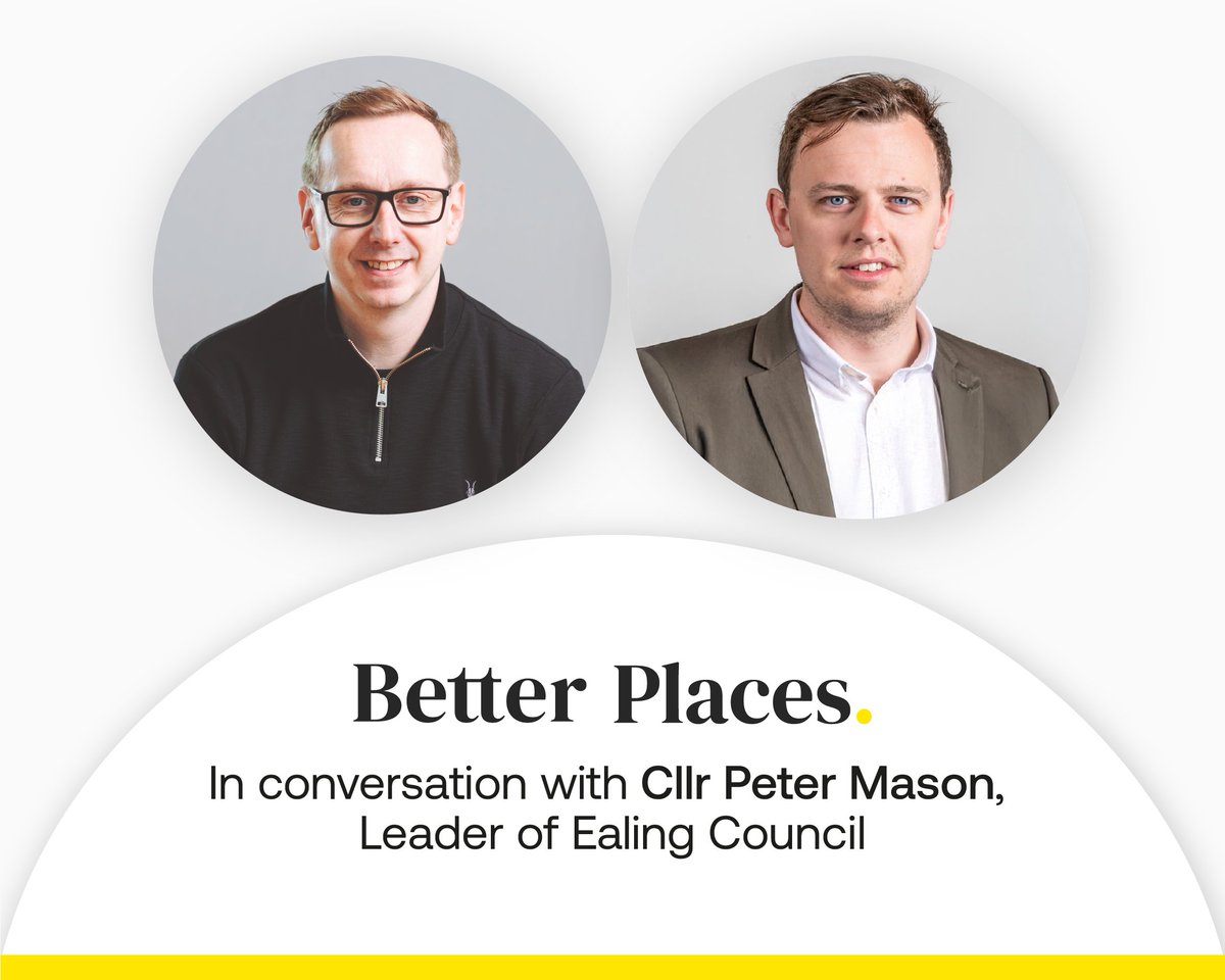 Concilio (@conciliocomms) on Twitter photo šØšļø New podcast episode with Leader of Ealing Council, Cllr <a href="/_petermason/">Peter Mason</a>!
The conversation provides key insights on: Ealingās target to deliver 22,000 homes and 50% affordable housing, the 20-minute neighbourhood model, the potential of the West London Tech Corridor, and šØšļø New podcast episode with Leader of Ealing Council, Cllr <a href="/_petermason/">Peter Mason</a>!
The conversation provides key insights on: Ealingās target to deliver 22,000 homes and 50% affordable housing, the 20-minute neighbourhood model, the potential of the West London Tech Corridor, and