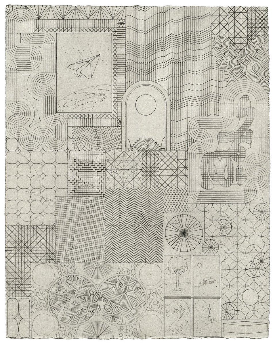 Real as Planet X
Watercolor, gouache, and graphite on paper, 16x20” 
2024
