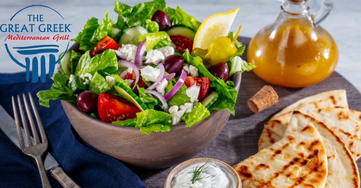 We're making sure you live your life deliciously, thanks to The Great Greek Mediterranean Grill! Log on to 1037kissfm.com for your chance to win a gift card 🥗