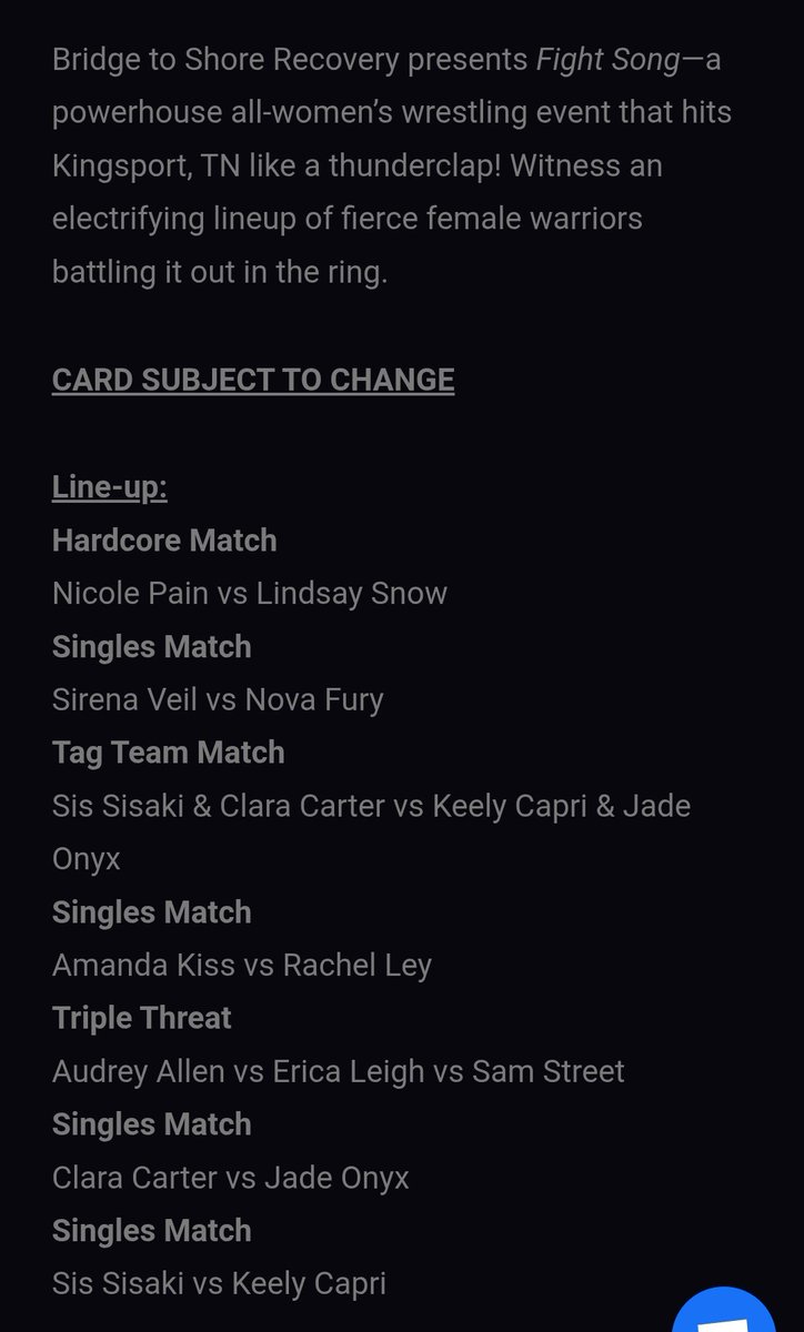NETPRO Studios (@netprostudios) on Twitter photo <a href="/TitleMatchWN/">Title Match Network</a> is now streaming "FIGHT SONG! ALL WOMEN WRESTLING EVENT" recorded May 10th, 2025, at Netpro Studios! Special THANK YOU to BRIDGE TO SHORE RECOVERY, <a href="/innovatepw/">Innovate Wrestling</a> , and Imperial Pro Wrestling! <a href="/TitleMatchWN/">Title Match Network</a> is now streaming "FIGHT SONG! ALL WOMEN WRESTLING EVENT" recorded May 10th, 2025, at Netpro Studios! Special THANK YOU to BRIDGE TO SHORE RECOVERY, <a href="/innovatepw/">Innovate Wrestling</a> , and Imperial Pro Wrestling!