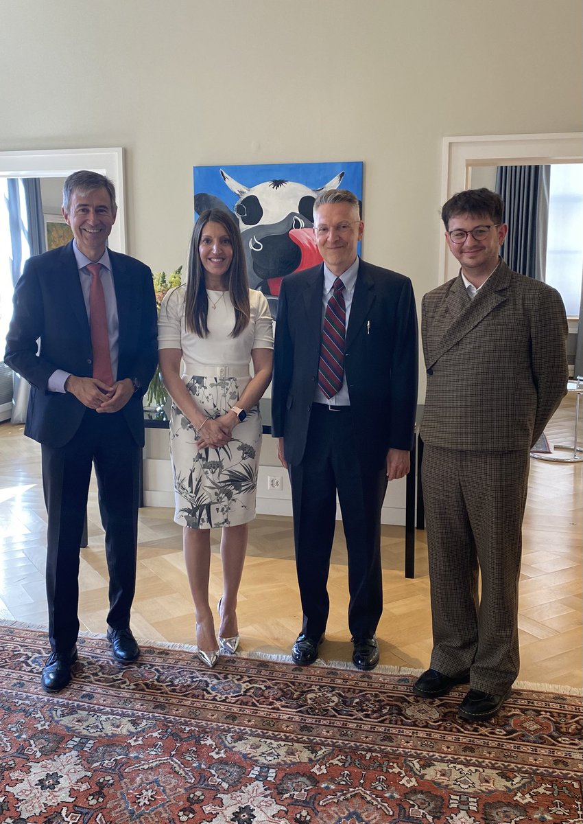 A great pleasure to welcome <a href="/DrRosena/">Dr Rosena Allin-Khan on BSky: DrRosena.BSky.Social</a>, Chair of <a href="/AppgEurope/">APPG Europe</a>, to the 🇨🇭 Residence &amp; to exchange on common interests: #WEURO2025 in Switzerland, UK/EU reset, training health service staff &amp; <a href="/MontreuxJazz/">Montreux Jazz Festival</a>.
