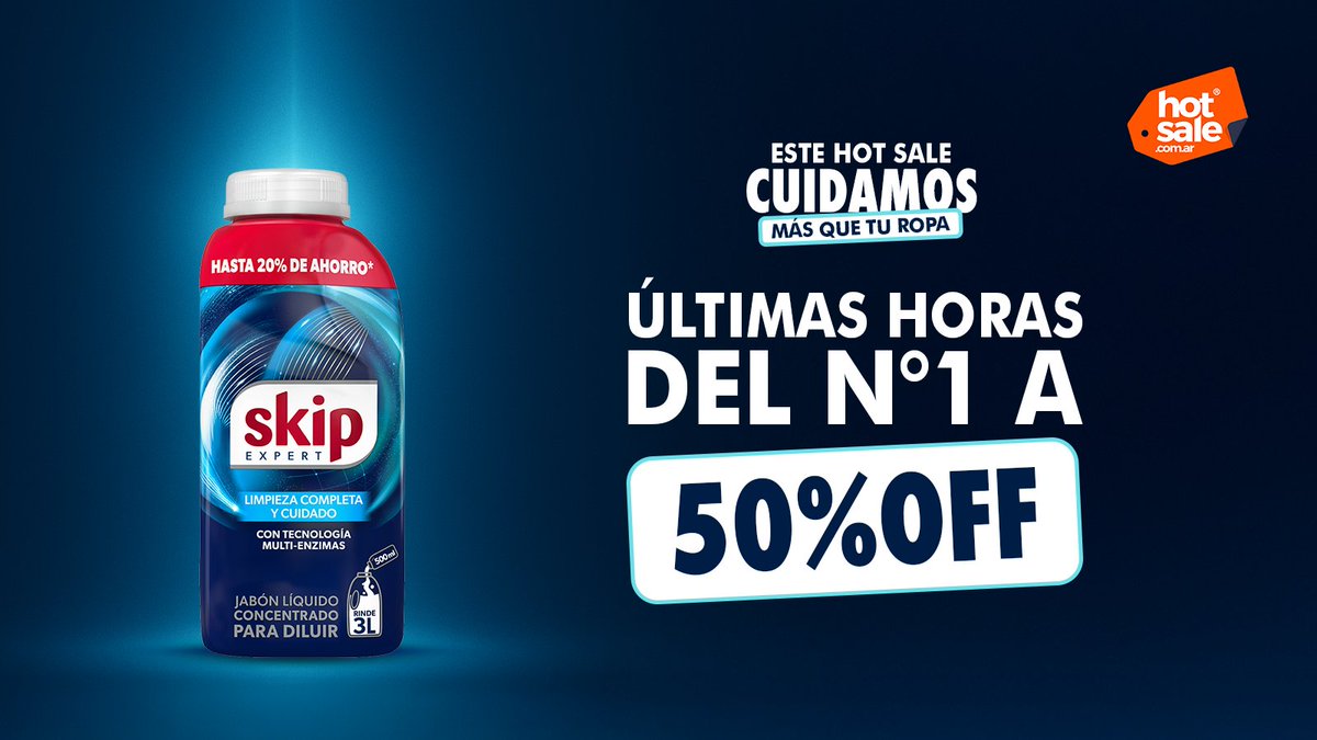 ¡Hoy es el último día para aprovechar nuestras promos!

Sumá el cuidado del N°1 a tu carrito, a un precio único.