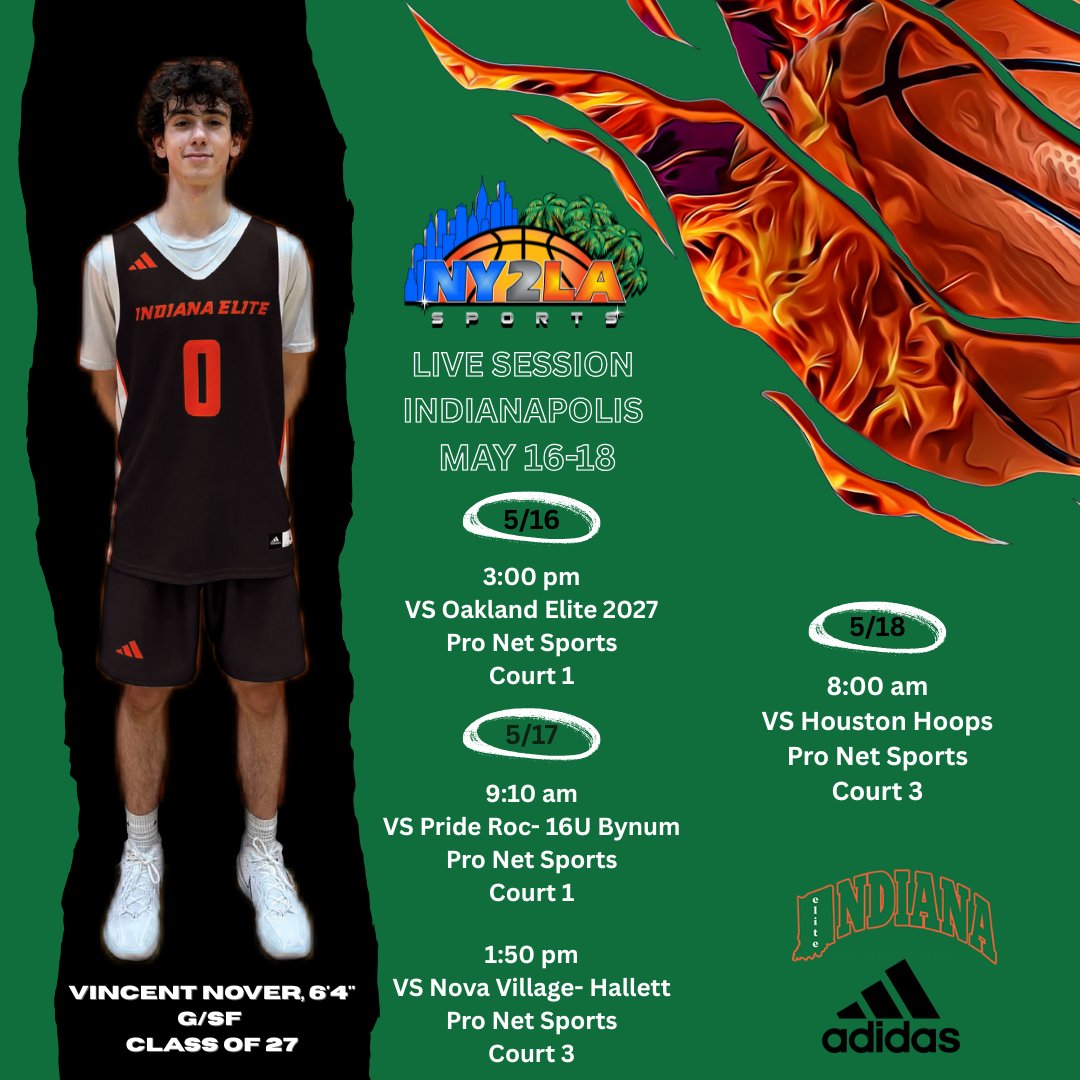 Vincent Nover (@vincentnover) on Twitter photo My Schedule for the 1st <a href="/ny2lasports/">NY2LA SPORTS</a> LIVE Event this weekend. <a href="/IndianaEliteIE/">Indiana Elite Basketball</a> <a href="/BRamseyKSR/">Brandon Ramsey</a> <a href="/INBBallSource/">Trevor Andershock</a> <a href="/kylerstaley/">Kyler Staley</a> <a href="/GradyMajors/">Grady Majors</a> <a href="/HankampScott/">Scott Hankamp</a> <a href="/JeffRabjohns/">Jeff Rabjohns</a> <a href="/KevinMoses38/">Kevin Moses LLC</a> <a href="/LGreenwellHoops/">LGHoops</a> <a href="/MattNover/">Matt Nover</a> <a href="/ZT17Hoops/">Zak Tyler</a> <a href="/pwooley03/">Patrick</a> <a href="/JWReamer/">Jim Reamer 🏴☠️</a> <a href="/PrepHoopsIN/">Prep Hoops Indiana</a> <a href="/INPrep/">Eric Gardner</a> <a href="/CarmelMBB/">Carmel Basketball</a> <a href="/IENover2027/">Indiana Elite Central 2027</a> My Schedule for the 1st <a href="/ny2lasports/">NY2LA SPORTS</a> LIVE Event this weekend. <a href="/IndianaEliteIE/">Indiana Elite Basketball</a> <a href="/BRamseyKSR/">Brandon Ramsey</a> <a href="/INBBallSource/">Trevor Andershock</a> <a href="/kylerstaley/">Kyler Staley</a> <a href="/GradyMajors/">Grady Majors</a> <a href="/HankampScott/">Scott Hankamp</a> <a href="/JeffRabjohns/">Jeff Rabjohns</a> <a href="/KevinMoses38/">Kevin Moses LLC</a> <a href="/LGreenwellHoops/">LGHoops</a> <a href="/MattNover/">Matt Nover</a> <a href="/ZT17Hoops/">Zak Tyler</a> <a href="/pwooley03/">Patrick</a> <a href="/JWReamer/">Jim Reamer 🏴☠️</a> <a href="/PrepHoopsIN/">Prep Hoops Indiana</a> <a href="/INPrep/">Eric Gardner</a> <a href="/CarmelMBB/">Carmel Basketball</a> <a href="/IENover2027/">Indiana Elite Central 2027</a>