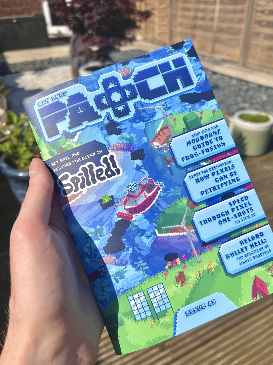We’re loving all the pics from those of you already diving into the May issue! 🌊 It’s out in the wild and finding its way to cosy reading nooks everywhere. 

Use #PutMeInPatch and you might get featured in the June issue! 🥰

#magazine #patchmagazine #indiegames #games