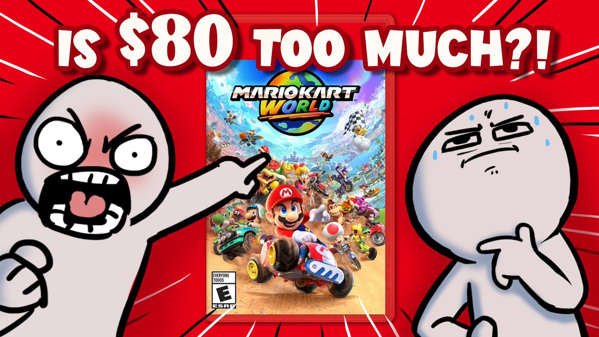 youtu.be/g2vGGNY0QuQ

People have been freaking out about $80 games since Nintendo revealed their Switch 2 prices.
In this video, I talk about why it's happening and what it means for the game industry moving.
No emotional takes here, let's talk about it rationally!