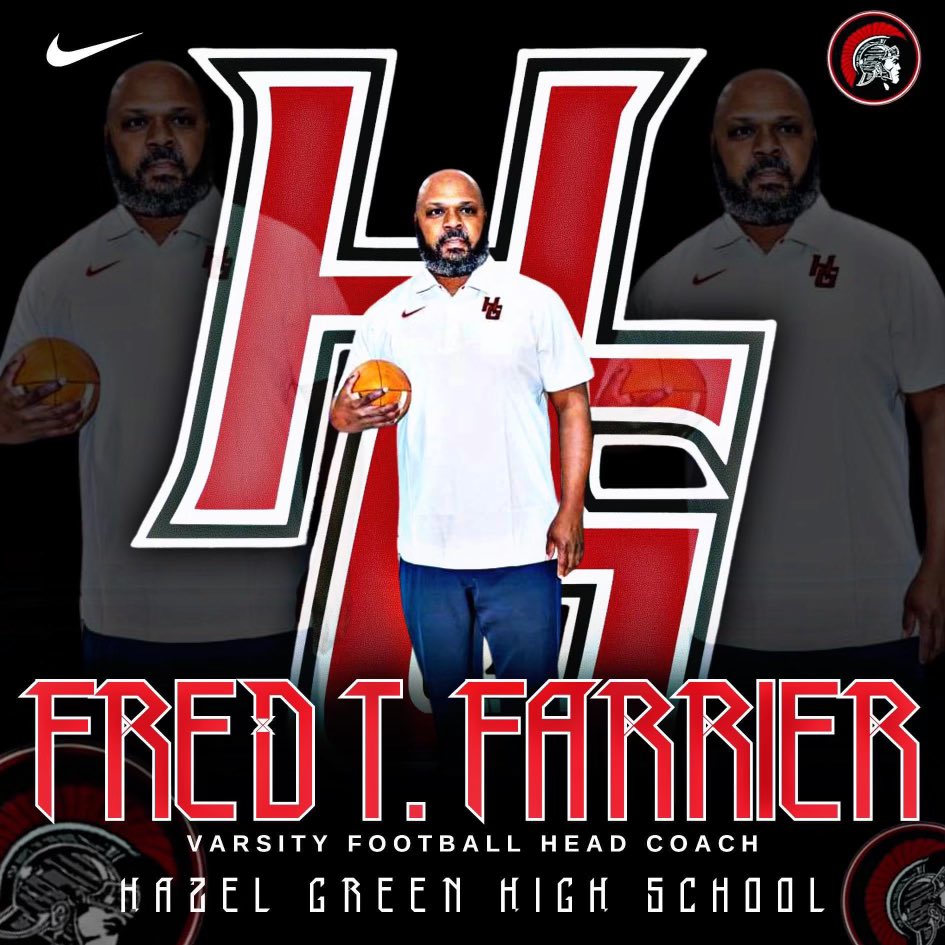 Fred T. Farrier (@coachfredt) on Twitter photo Thank you to my guy <a href="/CoachACCarter/">Antonio Carter</a> & <a href="/AamufbR/">Alabama A&M Football</a> for stopping by “The Green” to evaluate our guys. Come recruit <a href="/HGHS_Football/">Hazel Green Football</a> !! #FlipTheDirtHGFB #BelieveHGFB #MakeExcellenceTheExpectationHGFB <a href="/QuinnHeaden/">Dr. E. Quinn Headen</a> <a href="/dprice_qb17/">Coach Demetric Price</a> <a href="/pjisdop3/">PJISDOP3</a> <a href="/MoCarterFOX54/">Mo Carter</a> <a href="/CarlPratherWAFF/">Carl Prather</a> <a href="/NickPKuzma/">Nick Kuzma</a> <a href="/MaxCohan/">Max Cohan</a> Thank you to my guy <a href="/CoachACCarter/">Antonio Carter</a> & <a href="/AamufbR/">Alabama A&M Football</a> for stopping by “The Green” to evaluate our guys. Come recruit <a href="/HGHS_Football/">Hazel Green Football</a> !! #FlipTheDirtHGFB #BelieveHGFB #MakeExcellenceTheExpectationHGFB <a href="/QuinnHeaden/">Dr. E. Quinn Headen</a> <a href="/dprice_qb17/">Coach Demetric Price</a> <a href="/pjisdop3/">PJISDOP3</a> <a href="/MoCarterFOX54/">Mo Carter</a> <a href="/CarlPratherWAFF/">Carl Prather</a> <a href="/NickPKuzma/">Nick Kuzma</a> <a href="/MaxCohan/">Max Cohan</a>