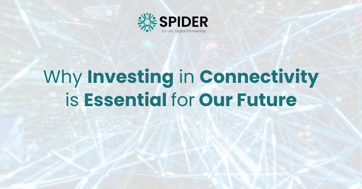 spider_HEU's tweet image. Investing in connectivity creates economic growth, educational access, healthcare improvements &amp;amp; cross-border innovation. At SPIDER, we&apos;re ensuring EU-LAC digital infrastructure serves people&apos;s needs, bridging divides &amp;amp; creating opportunities. The future belongs to the connected.