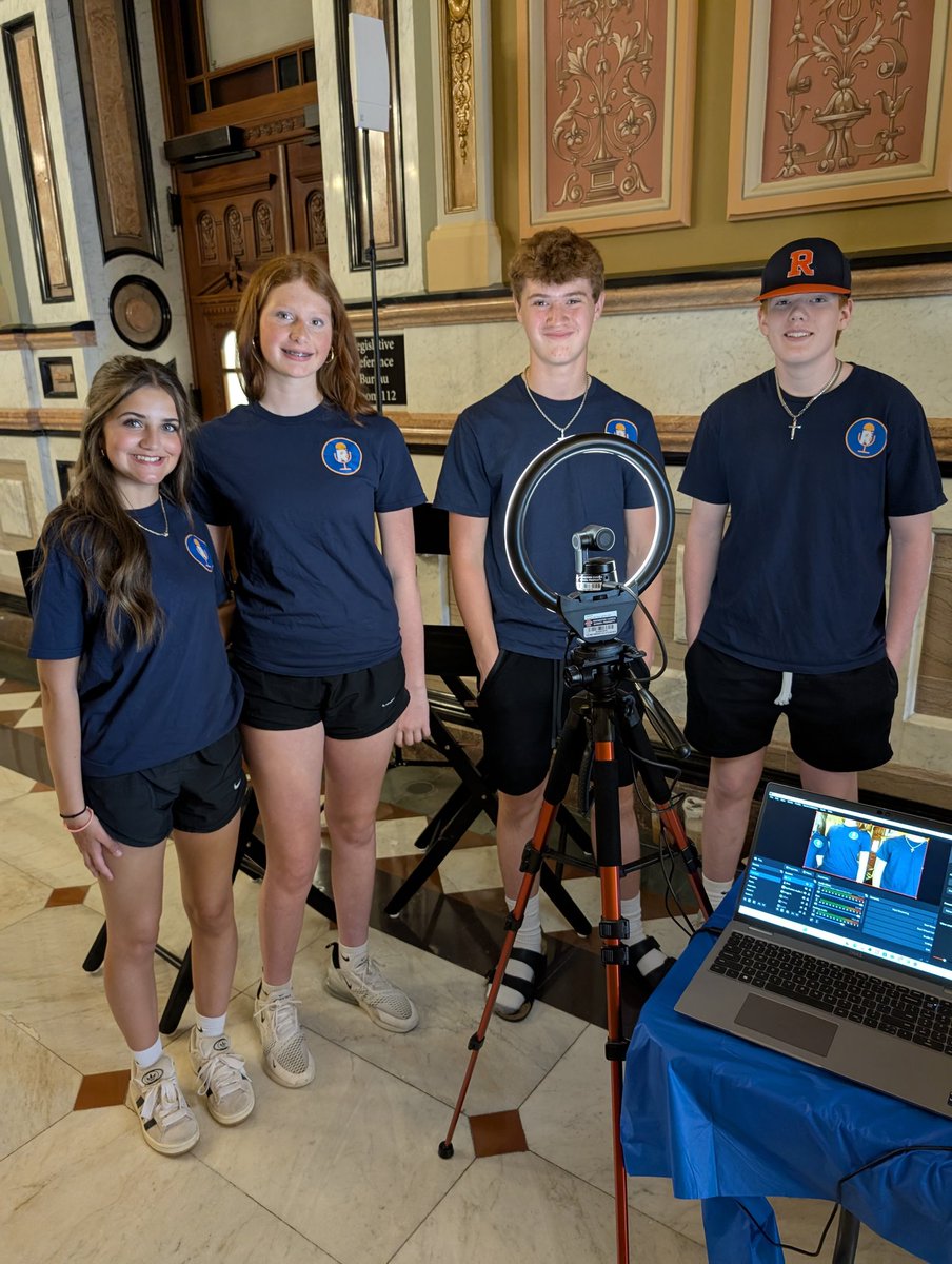 Advocacy Day at the IL State Capitol hosted by <a href="/ideaillinois/">IDEA</a> come see the great things the <a href="/RJHS78/">RJHS</a> announcements team have been doing this year.