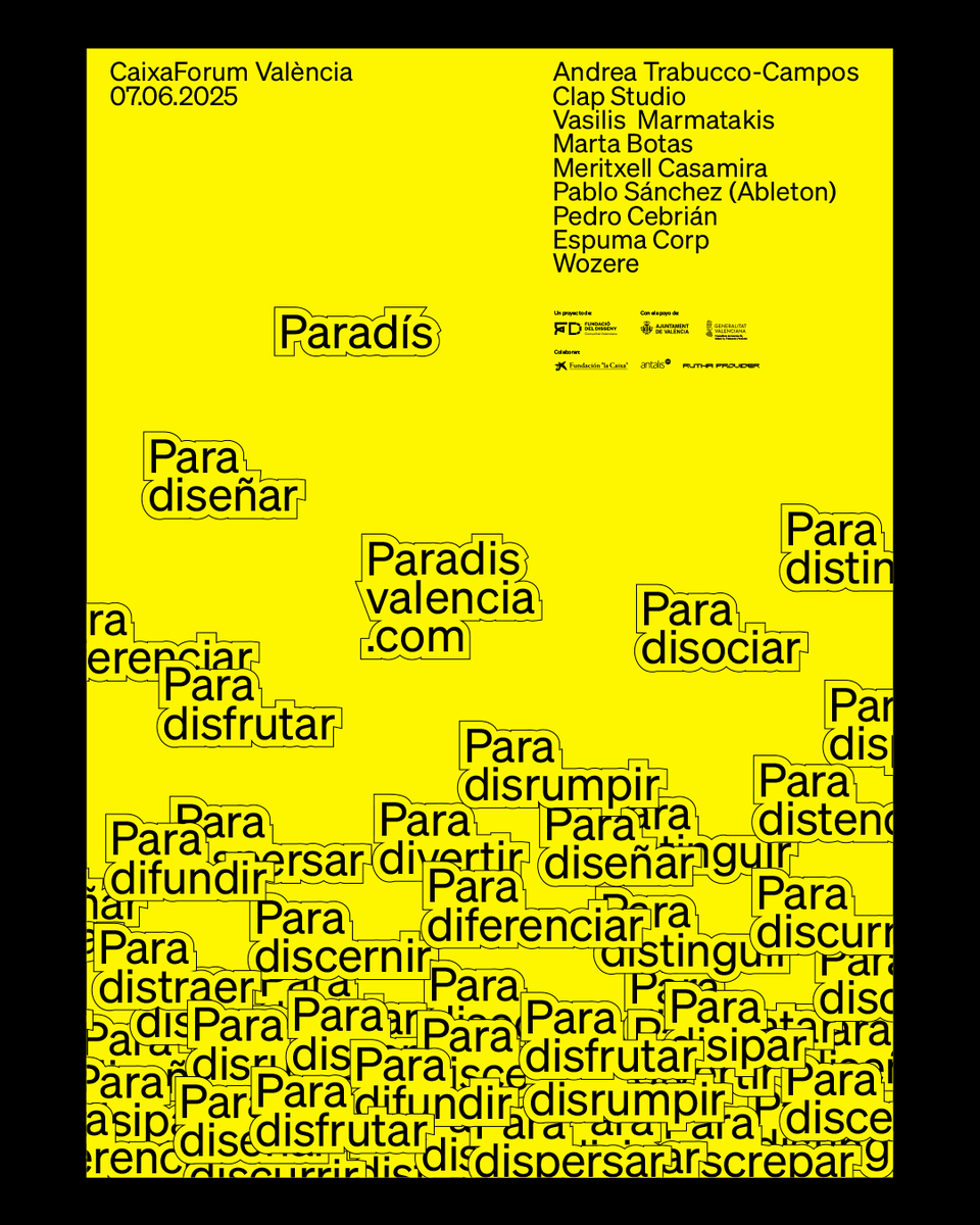 Wences Sanz-Alonso (@stereochromo) on Twitter photo Si quieres entrar en el sorteo de una entrada para asistir al <a href="/paradisvlc/">Paradís València</a> el 7 de junio, pásate por Linkedin
linkedin.com/posts/wencesla… Si quieres entrar en el sorteo de una entrada para asistir al <a href="/paradisvlc/">Paradís València</a> el 7 de junio, pásate por Linkedin
linkedin.com/posts/wencesla…