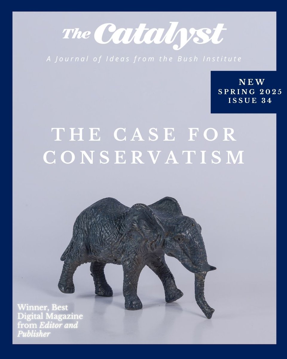 George W. Bush Presidential Center (@thebushcenter) on Twitter photo The latest edition of #TheCatalyst explains why conservative values such as humility, embracing tradition, and valuing human dignity still matter. This spring issue brings together authors such as <a href="/KSoltisAnderson/">Kristen Soltis Anderson</a> , <a href="/KoriSchake/">Kori Schake 🌻🇺🇦 @kschake.bsky.social</a> , and <a href="/PaulDMiller2/">Paul D. Miller</a> to describe the current The latest edition of #TheCatalyst explains why conservative values such as humility, embracing tradition, and valuing human dignity still matter. This spring issue brings together authors such as <a href="/KSoltisAnderson/">Kristen Soltis Anderson</a> , <a href="/KoriSchake/">Kori Schake 🌻🇺🇦 @kschake.bsky.social</a> , and <a href="/PaulDMiller2/">Paul D. Miller</a> to describe the current