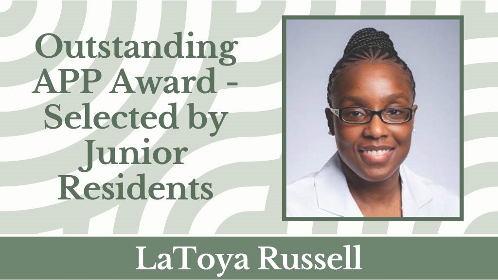 Congratulations LaToya!
