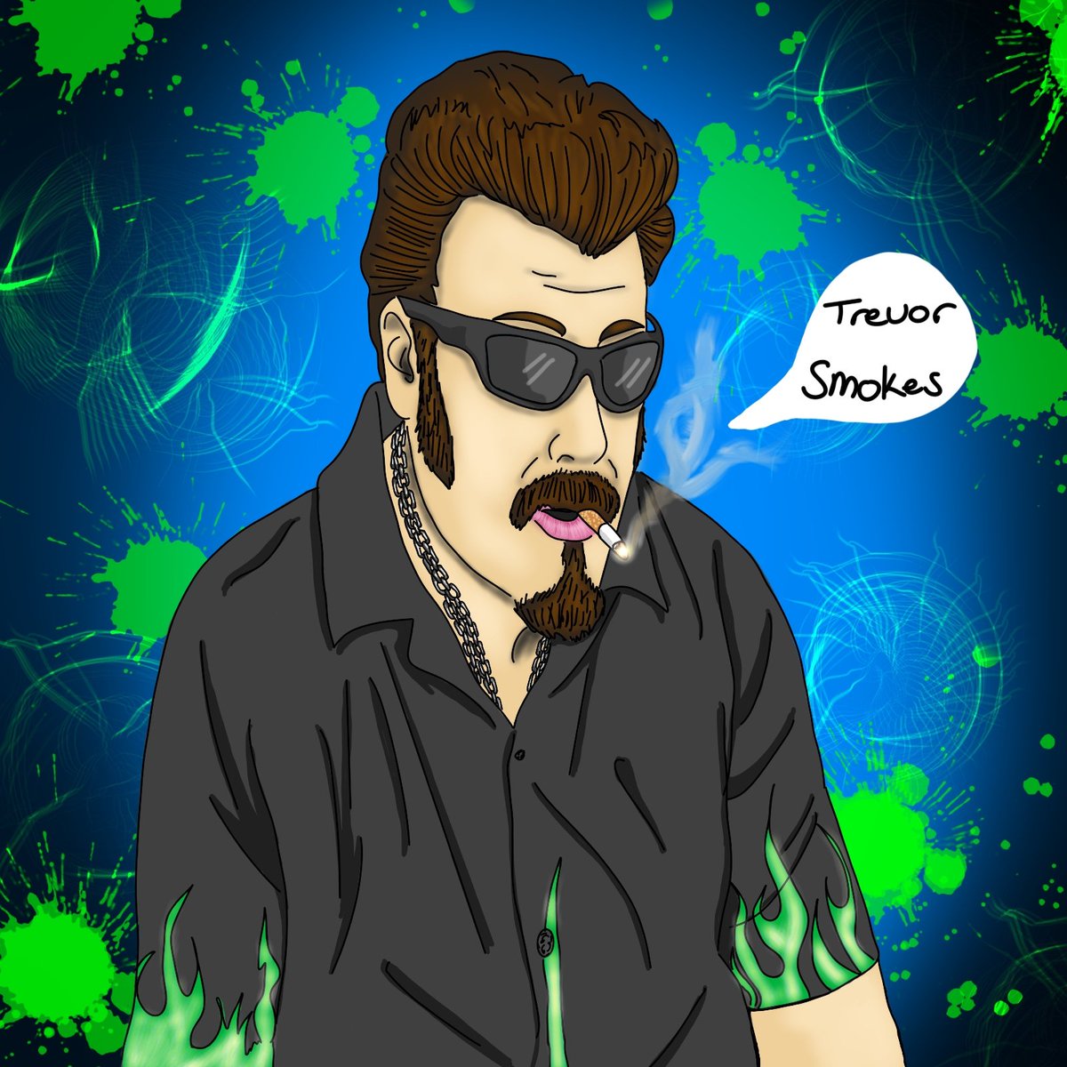 Drew Ricky from trailerparkboys !!!!!!

Trevor smokes 🤣

<a href="/trailerparkboys/">Trailer Park Boys</a> <a href="/TPBGAME/">TrailerParkBoysGame</a> #trailerparkboys #TPB #RICKY
