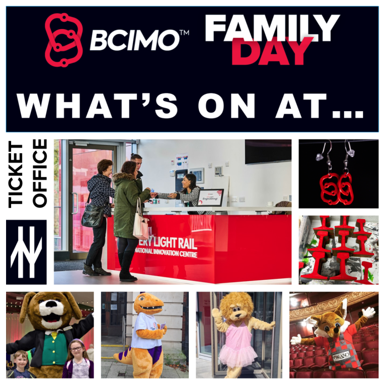 🎟️ Start your #BCIMOFamilyDay at the Ticket Office!
✅ Buy tickets, check in &amp; get event info
🛍️ Shop merch: 3D-printed accessories, earrings &amp; track bookends
🤖 Meet mascots: Thomas, Fat Controller, Kally, Gracie, Toby &amp; Phipps the Fox!
📸 Snap a pic!