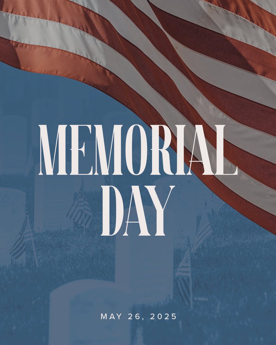 Today and every day, we remember the heroes who laid down their lives to defend our liberty, their sacrifice reminds us freedom is never free.

God bless our fallen warriors and their families.