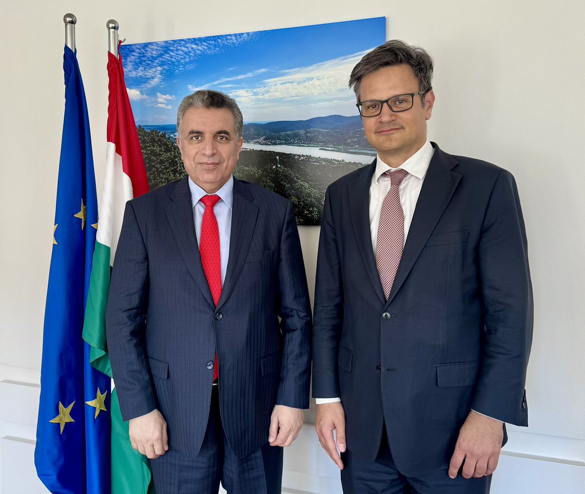 Ódor Bálint (@odor_balint) on Twitter photo A pleasure to meet Ambassador <a href="/YousefRBataine1/">Yousef R Bataineh</a> today. Jordan is a key partner for Hungary and we highly value its role in promoting regional stability. A pleasure to meet Ambassador <a href="/YousefRBataine1/">Yousef R Bataineh</a> today. Jordan is a key partner for Hungary and we highly value its role in promoting regional stability.