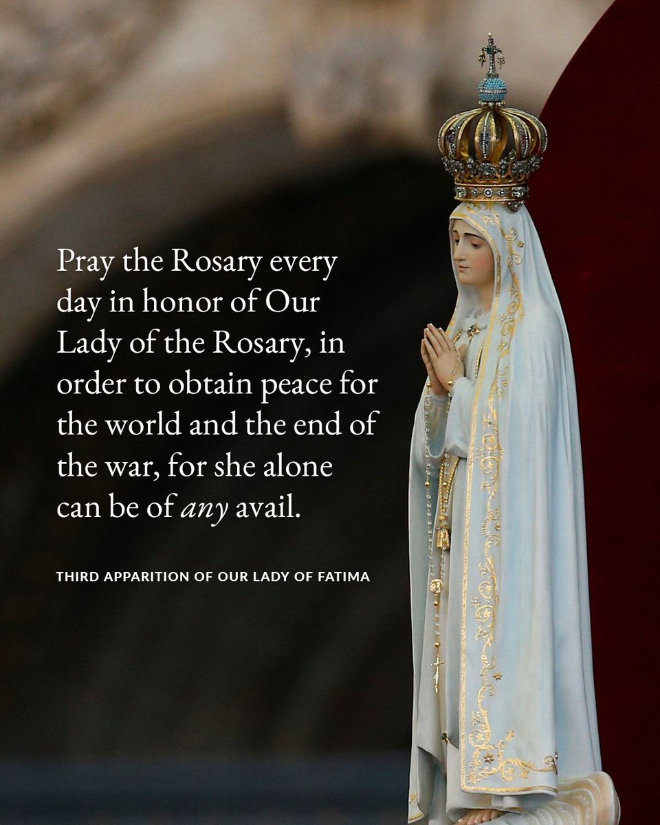 Our Lady of Fatima, pray for us!