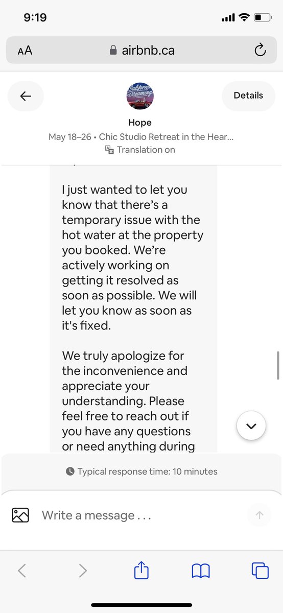 Tanya_Sabrinaaa's tweet image. new entry in @Airbnb being an absolute scam