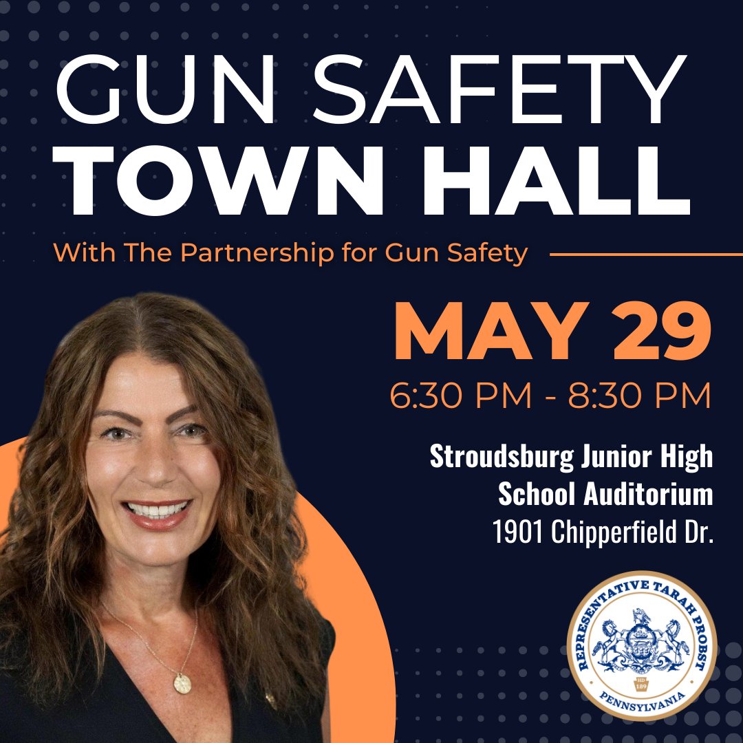 RepProbst's tweet image. Come out and be heard on one of the most vital issues facing our community on May 29th from 6:30-8:30pm at the Stroudsburg Junior High School Auditorium. Hope to see you there! For more information, please contact my office at RepProbst@pahouse.net.