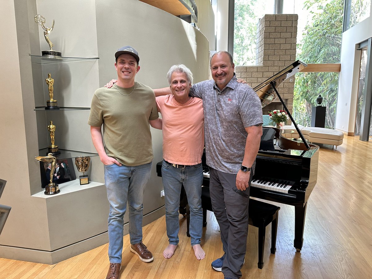 MetaverseLyfe's tweet image. It was an honor to meet with legendary sound designer, Mark Mangini (center): Scooby-Doo, Flintstones, Indiana Jones, Disney’s Aladdin, Lion King, Fifth Element, Fury Road, Dune (to name a few). I’m humbled by his kindness and looking forward to working with him later this year!