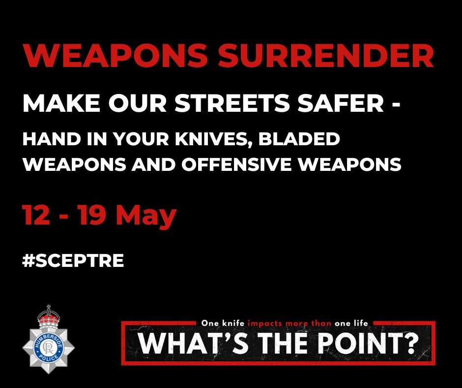#SCEPTRE #TOWN officers from the Town Ward have conducted a knife sweep of Memorial Gardens in Scunthorpe today. Pleased to say nothing was found. 
Weapons can be handed in at Scunthorpe Police Station any time until 19th May 2025.
#inyourcommunity #sceptre
