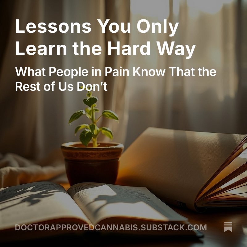 drcaplan's tweet photo. 🔥 "Pain sharpens the lens. The noise of everyday life gets quieter. What emerges in the silence is often not profound, but profoundly appreciated."
How has pain or struggle changed what you notice or appreciate in your daily life?
#ChronicPain #LifeLessons #FindingClarity

https://t.co/1EwFw5A5kz