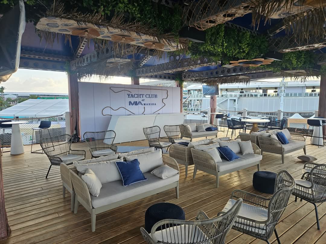 FilmwerksLLC's tweet photo. 🚢👀 A Closer Look at the F1 Miami Yacht Club 🌴

Earlier this year, our team returned to Miami to rebuild the Yacht Club and Beach Club for the 2025 F1 Miami Grand Prix, which was held earlier this month. It’s always an honor to contribute to such a high-profile event that blends luxury, innovation, and world-class motorsport.🏎️✨

🌟Thank you to South Florida Motorsports for inviting us back for another year. We’re proud to have played a role in bringing this iconic experience to life once again: a one-of-a-kind setting where fans from around the world can enjoy the race in style!🏁

Swipe through to see a few highlights from this exciting project and stay tuned for more!🏖️👀

#f1miami #eventproduction #yachtclub #miamigrandprix @f1miami