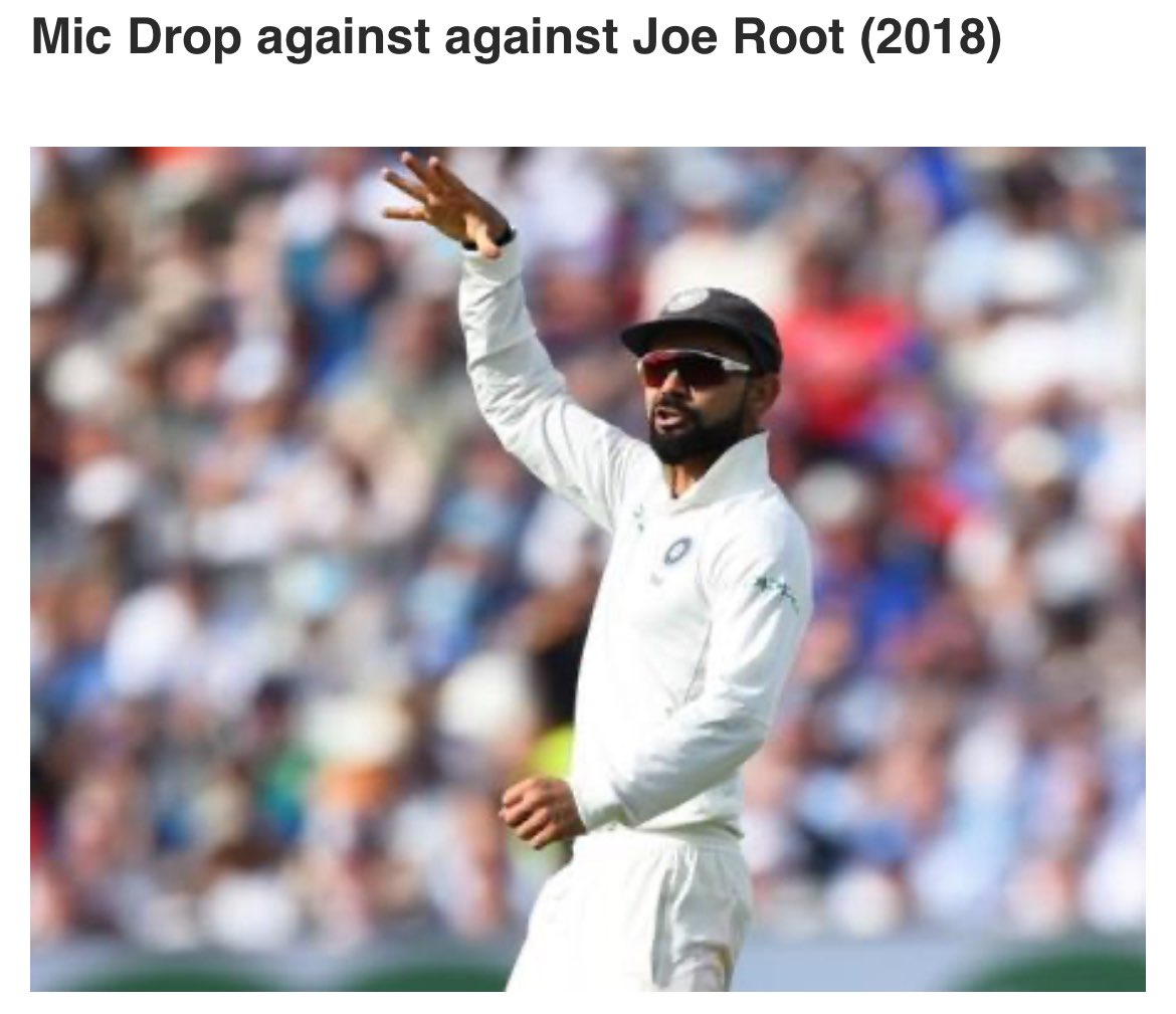 humblemumble2k's tweet photo. @imVkohli #ViratKohli𓃵 A great cricketer and Amazing Crowdpuller
Will be missed badly from the field
He filled the fields like no one else
#MicDrop. #JoeRoot #StumpMic #BrainFade #stevensmith. #SandGate https://t.co/oSs7Xneyoh