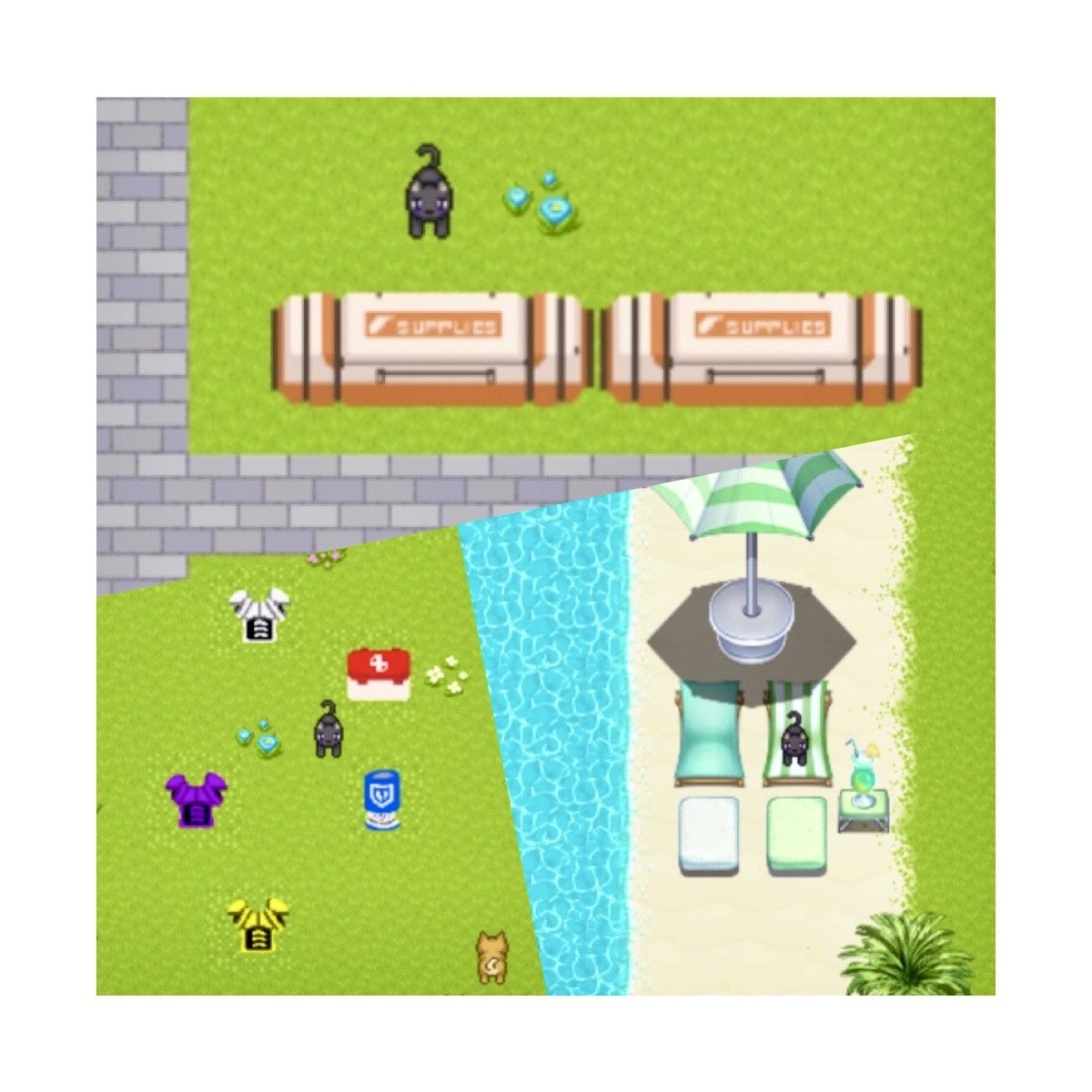 _otaka036's tweet image. 先日は名無しの猫で洋ゲーフェスに初めて足を踏み入れてみました…!こっそりフォロワーさんたちのブースを楽しみ周りをお散歩、ダストボックスさんとロクゴーさんのネップリをゲット出来てほくほくです🐈⬛)))
