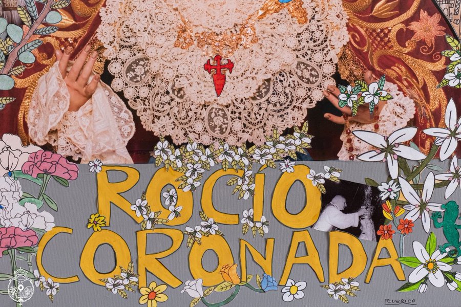 Un Joven con Autismo Ilumina Sevilla con el Cartel de la Coronación Canónica de la Virgen del Rocío 2025