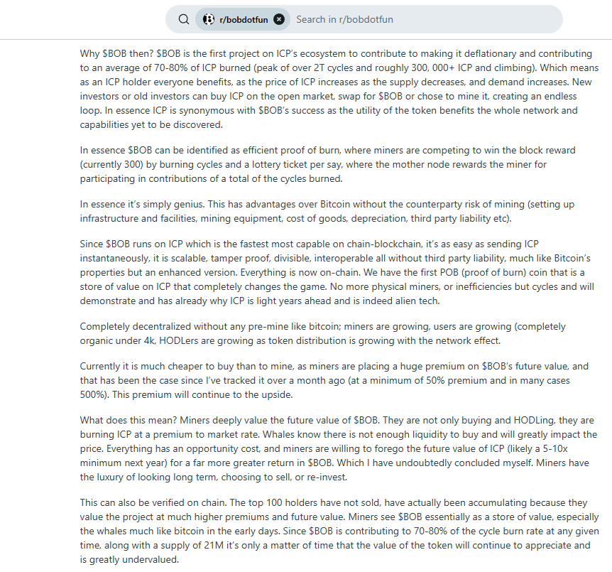For anyone who still doesn't understand the value of $BOB on $ICP, this is for you. "I am pretty confident we are the new wealthy elite, gentlemen." 📈💎♾
