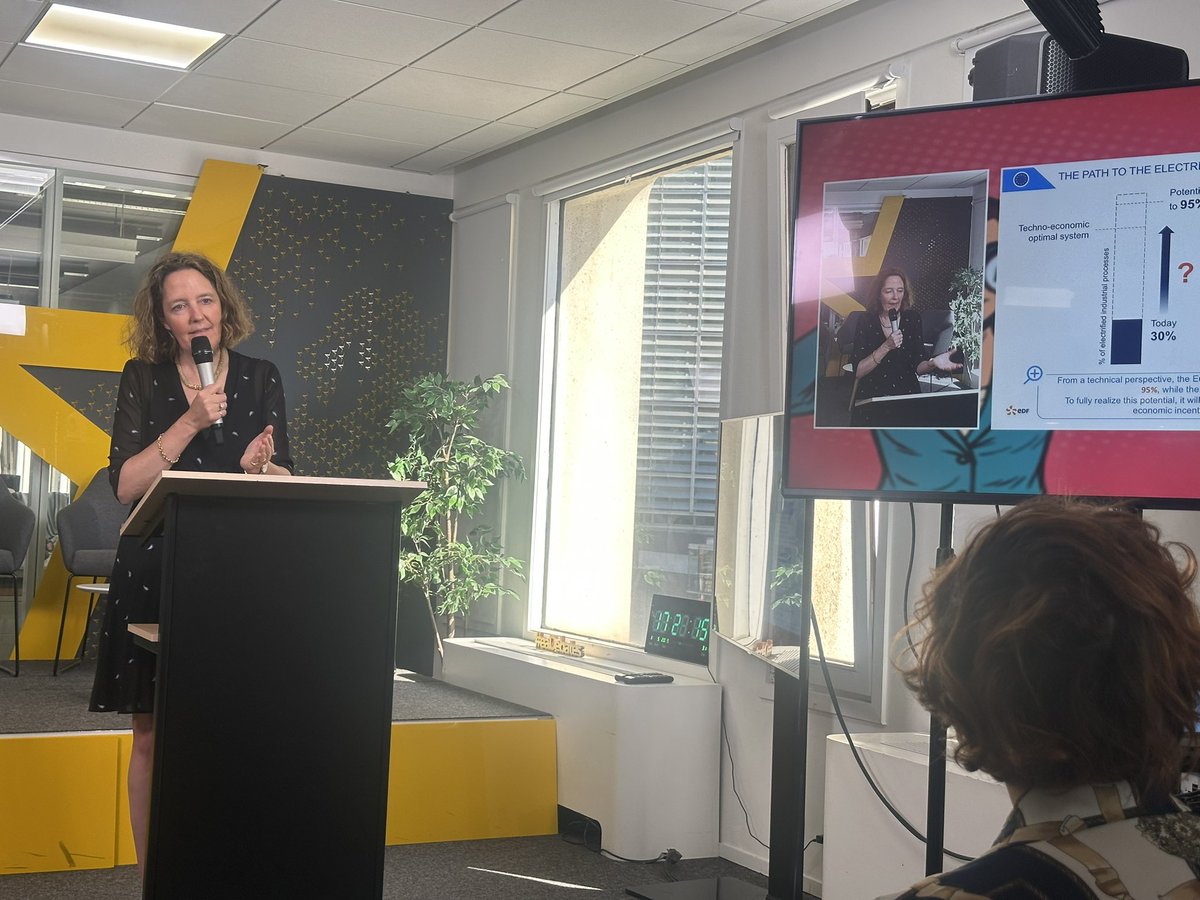 EDF_EUAffairs's tweet image. Electrification is not just about clean energy. It's a cornerstone of Europe's industrial sovereignty, competitiveness, and climate goals.
The Clean Industrial Deal must put industrial electrification at its heart. #ElectrifyIndustry
Aurélie Orcibal @EDFofficiel at @Euractiv
