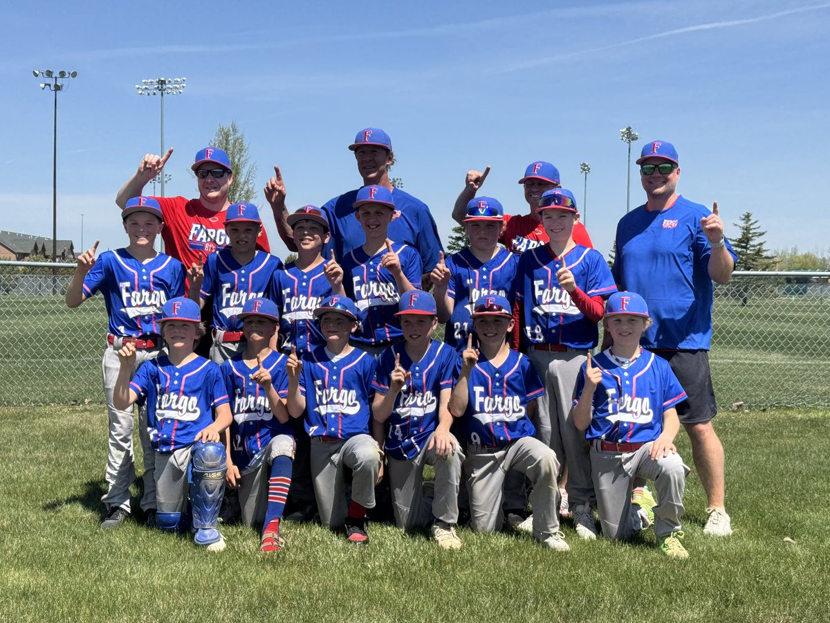 Congratulations to the 11U AAA Fargo 61’s Blue team on taking 1st place at the Fargo Invite!