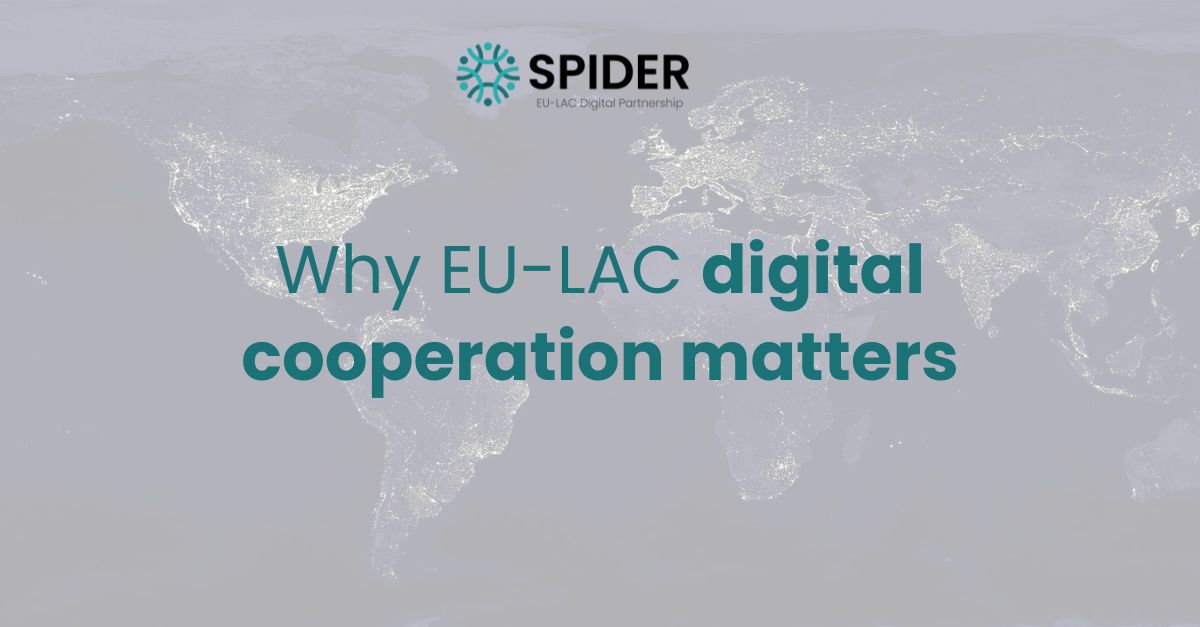 spider_HEU's tweet image. EU-LAC digital cooperation combines Europe&apos;s regulatory expertise with Latin America&apos;s innovation resilience. Through initiatives like SPIDER&apos;s Digital Dialogues Forum, we&apos;re turning policy into practice, creating shared digital prosperity, and addressing challenges together.