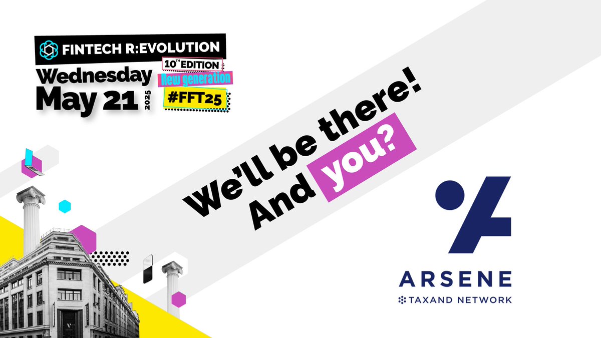 Arsene (@arsenetaxand) on Twitter photo Arsene est partenaire de FinTech R:Evolution !
📅 Rendez-vous le 21 mai à l’Espace Verso pour la 10e édition de l’événement incontournable de la fintech en France, organisé par <a href="/FranceFintech/">France FinTech | Join us ⚡️</a>.
Inscription 👉 francefintech.org/fft25/
#FFT25 Arsene est partenaire de FinTech R:Evolution !
📅 Rendez-vous le 21 mai à l’Espace Verso pour la 10e édition de l’événement incontournable de la fintech en France, organisé par <a href="/FranceFintech/">France FinTech | Join us ⚡️</a>.
Inscription 👉 francefintech.org/fft25/
#FFT25