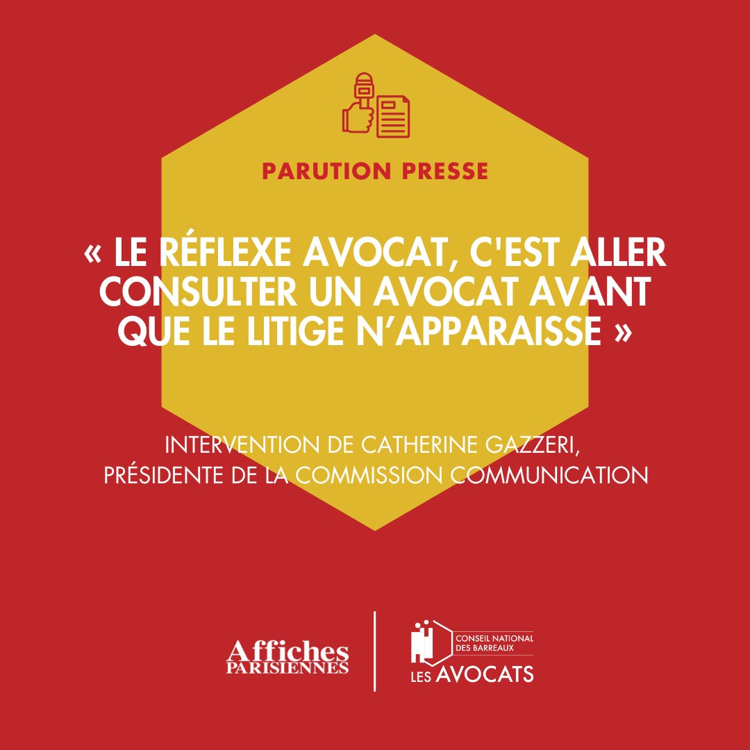 [PRESSE] Depuis avril, le #CNB a lancé une campagne de communication pour rappeler l'importance du rôle de l'avocat au côté des entrepreneurs. Véritable partenaire stratégique au service de l’entreprise, l’avocat intervient dès la création de l'activité pour :

➡️ anticiper les