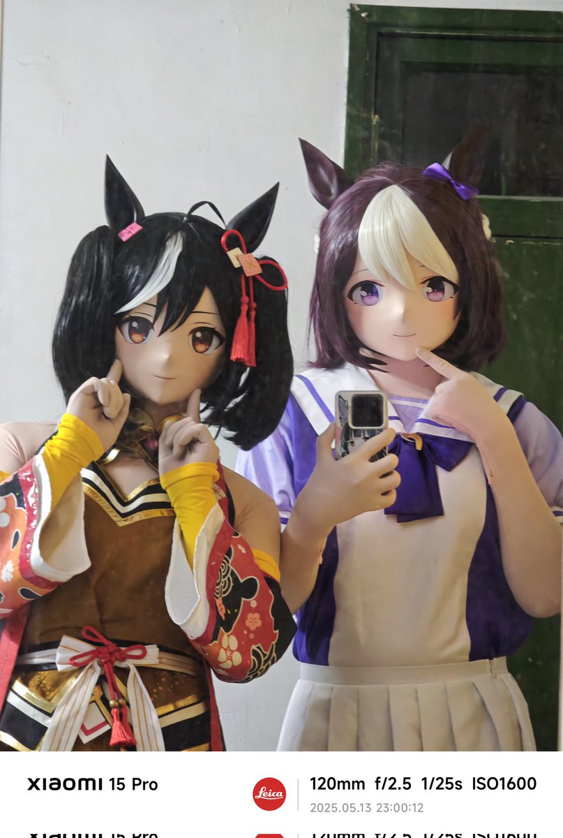 两代主角
#kigurumi #ウマ娘