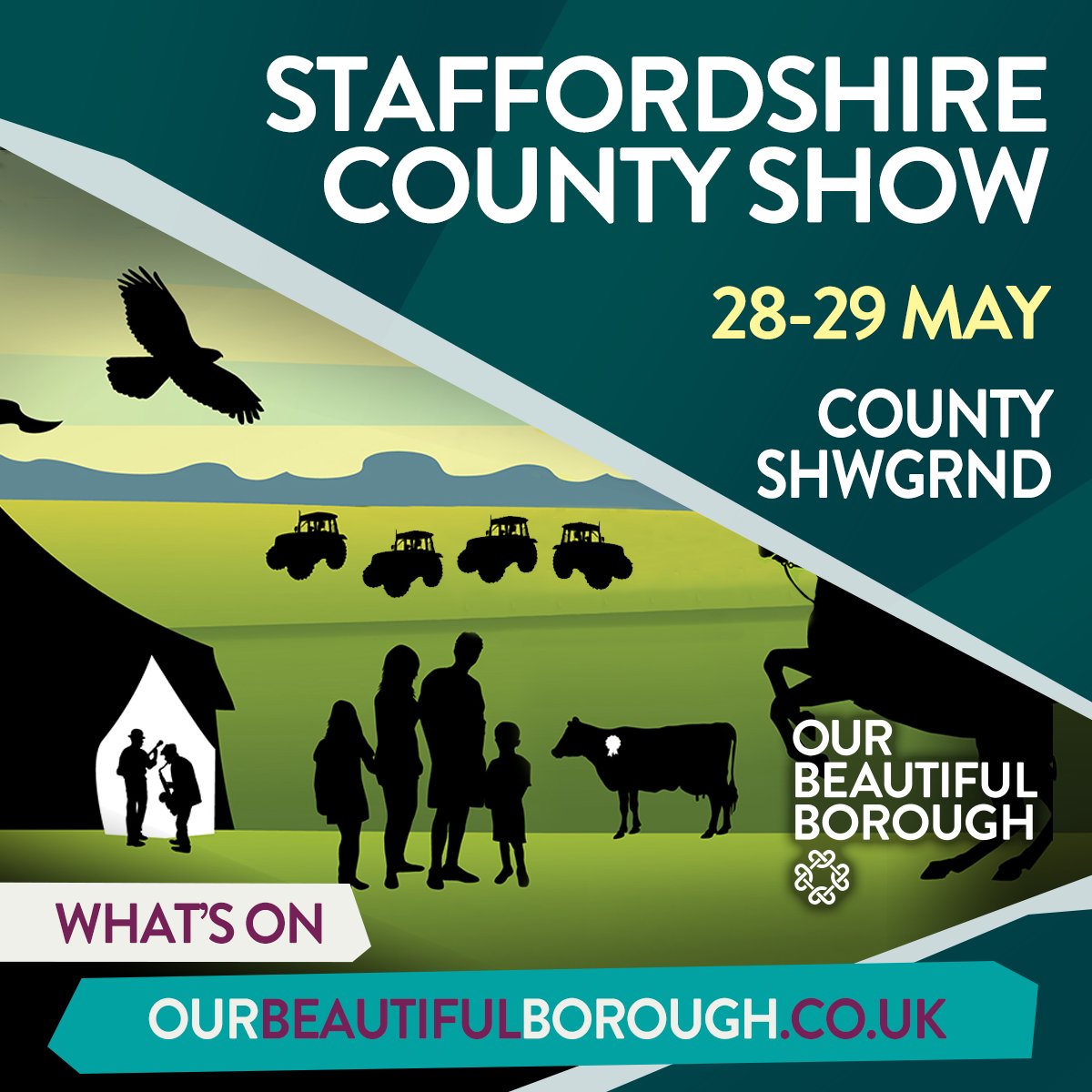 The #Staffordshire #County #Show takes place on 28th &amp; 29th May. A memorable event, with something for everyone. A full Main Ring programme takes place over both days. Full details here: tinyurl.com/yb96ev4d #DaysOut #FamilyFun #OurBeautifulBorough #Stafford