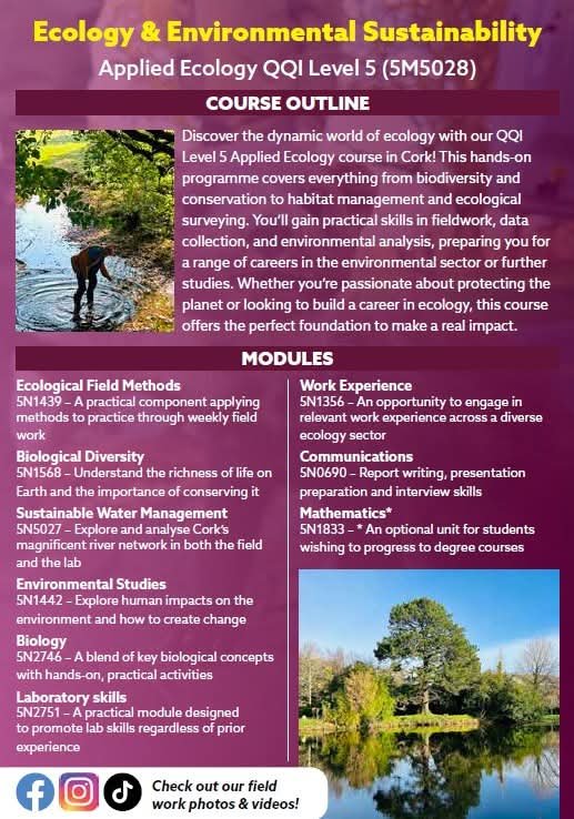 Apply NOW for September entry to this course at tramoreroadcampus.ie
<a href="/CorkETB/">CorkETB🇮🇪🇪🇺</a>