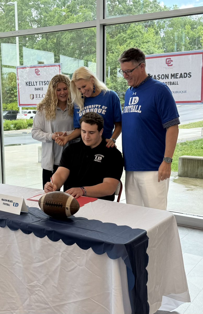 Keith Emery (@coachkeithemery) on Twitter photo 🏈Congrats <a href="/MasMeads/">Mason Meads</a> on signing with <a href="/DubuqueFootball/">Spartan Football</a> today 🏈UD got more than #OneBetter with this one!! <a href="/coachmaiuri/">Ryan Maiuri</a> <a href="/Catholic_FB/">CCHS Football</a> 🏈Congrats <a href="/MasMeads/">Mason Meads</a> on signing with <a href="/DubuqueFootball/">Spartan Football</a> today 🏈UD got more than #OneBetter with this one!! <a href="/coachmaiuri/">Ryan Maiuri</a> <a href="/Catholic_FB/">CCHS Football</a>