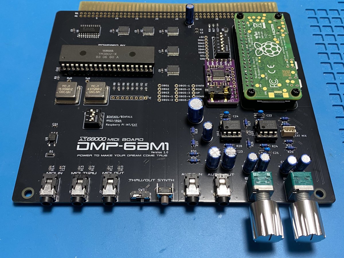 X68000Compact　スピコン＋AudioMixMod＋MIDIボード付 X68000Compactスピコン＋AudioMixMod＋MIDIボード付