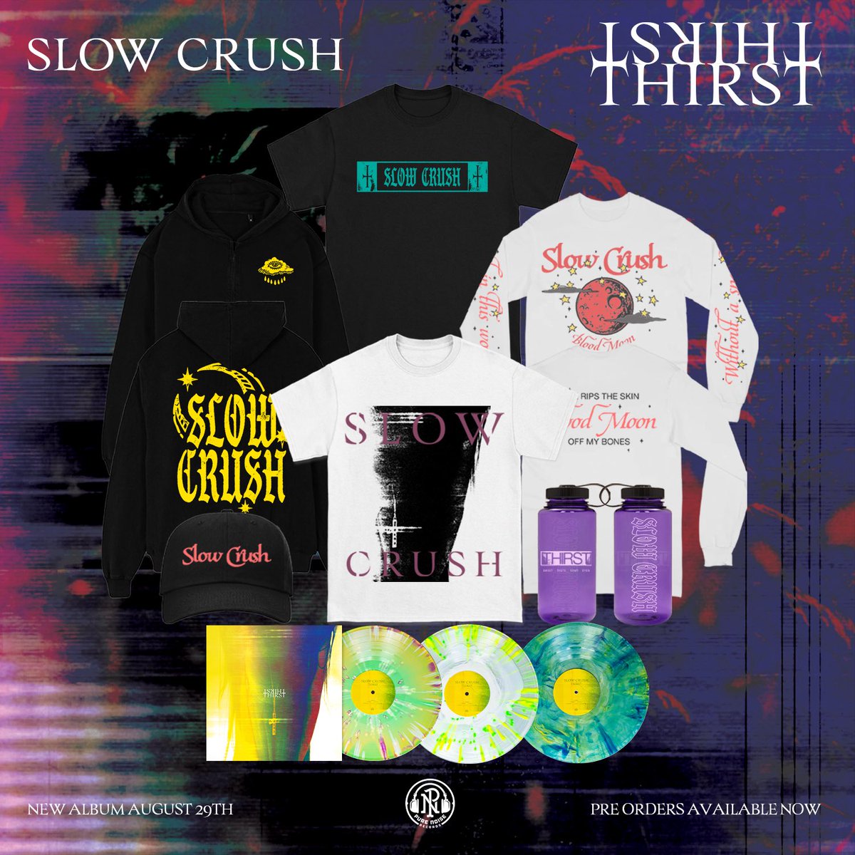 slowcrushband's tweet image. ‘THIRST’ video out now!
Album out August 29th
Preorder up on @purenoiserecs
lnk.to/SlowCrush