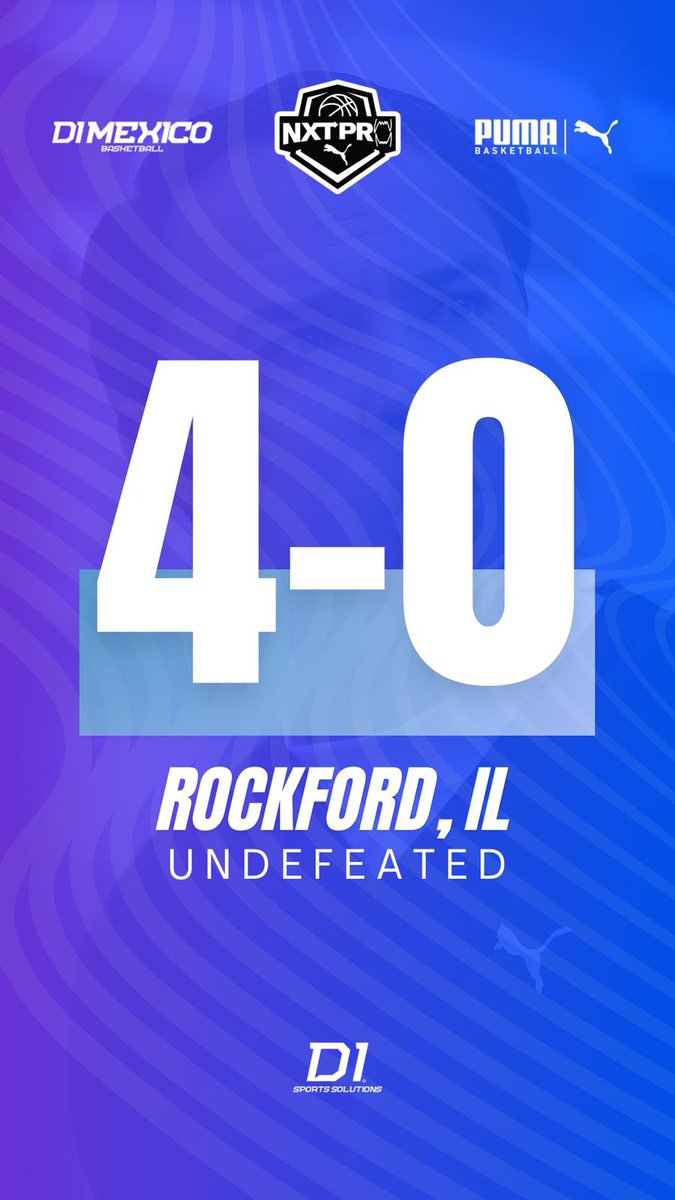 D1 Mexico 2027 (@d1mexico2027) on Twitter photo Went Undefeated this weekend 💪🏀 4-0
📍Rockford, Il
#D1Mexico
<a href="/PRO16League/">PRO16/NXTPRO League</a>
<a href="/NxtProHoops/">NXTPRO Hoops</a> Went Undefeated this weekend 💪🏀 4-0
📍Rockford, Il
#D1Mexico
<a href="/PRO16League/">PRO16/NXTPRO League</a>
<a href="/NxtProHoops/">NXTPRO Hoops</a>