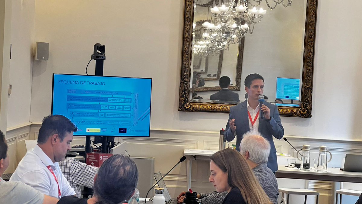 spider_HEU's tweet image. 🚀 Cristian Patiño from @CEDIAec  represented SPIDER at AECID&apos;s Open Science forum in Montevideo! He highlighted our work enhancing EU-LAC digital cooperation through BELLA network. Proud to bridge digital dialogue &amp;amp; implementation, advancing EU-LAC human-centred transformation.